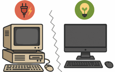 Votre ancien matériel informatique consomme énormément !